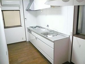 シンクの位置を変更しました。1